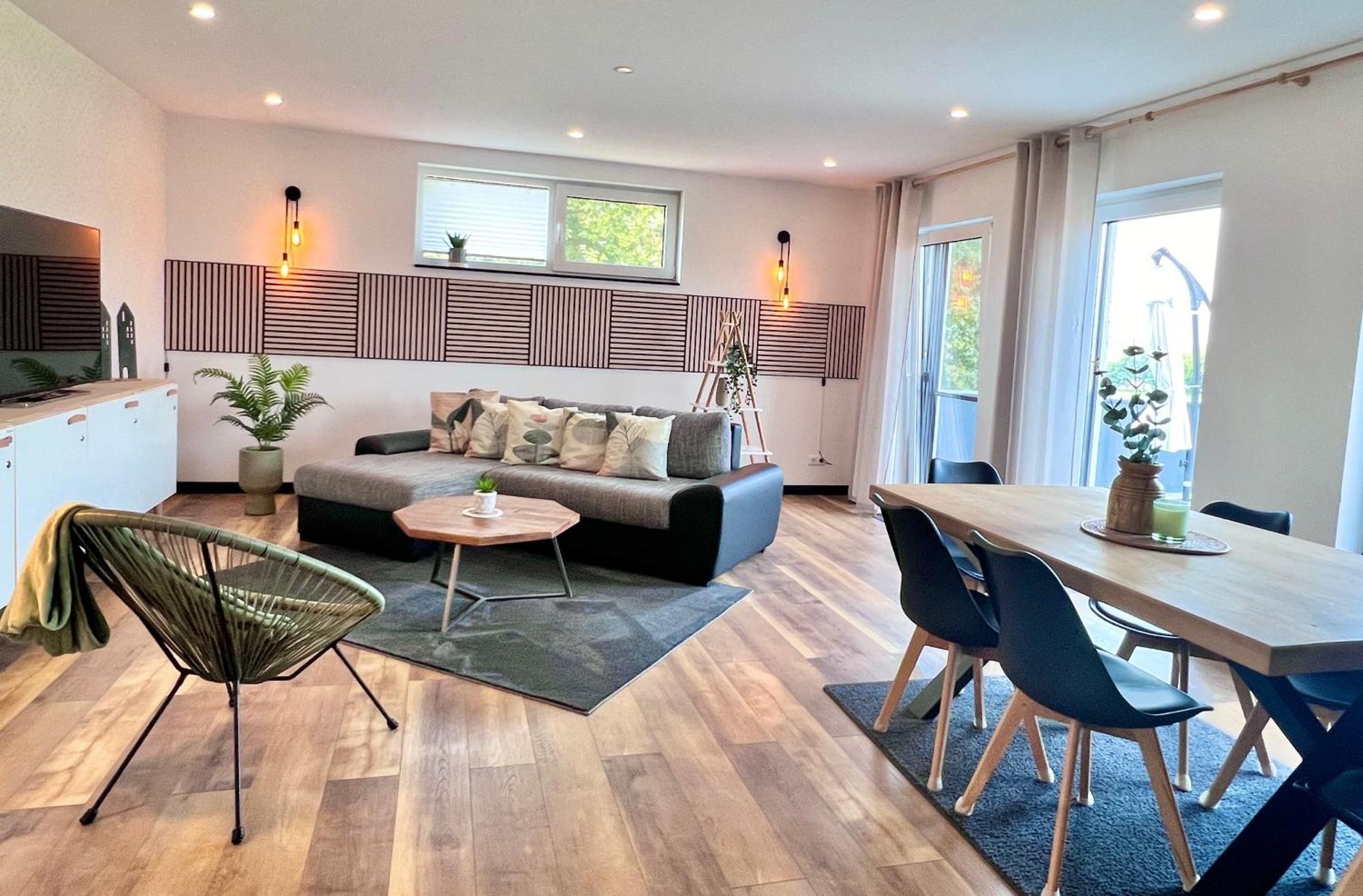 Grosse Wohnung Wellness + Sauna + Netflix Петершаген Екстериор снимка